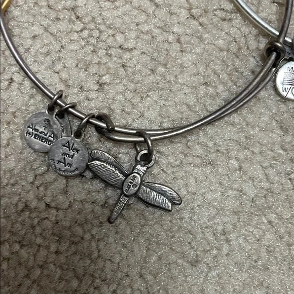 14 Alex and Ani assortment Stack of Mixed Metal Charm Bangle Bracelets - Picture 14 of 15